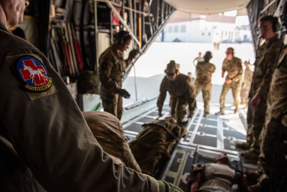 Sentry Storm 2021 - Joint Medevac training with Connecticut Air National Guard and West Virginia Air National Guard