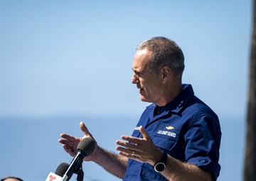 Coast Guard breaks ground on new cutter support facility at Base Los Angeles/Long Beach