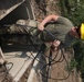 Airmen install fiber optics cables at Camp Ripley