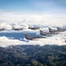 F-16s and Kfirs fly in formation over Colombia