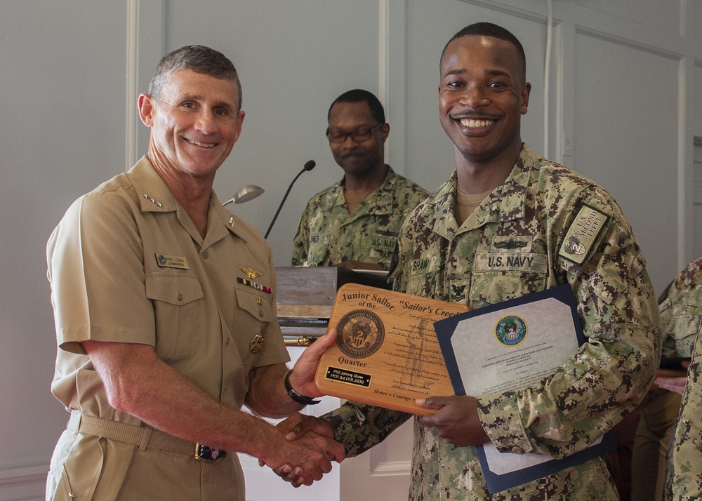 Commander U.S. Second Fleet Awards at Quarters July 28