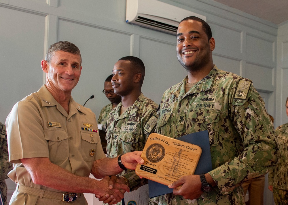 Commander U.S. Second Fleet Awards at Quarters July 28