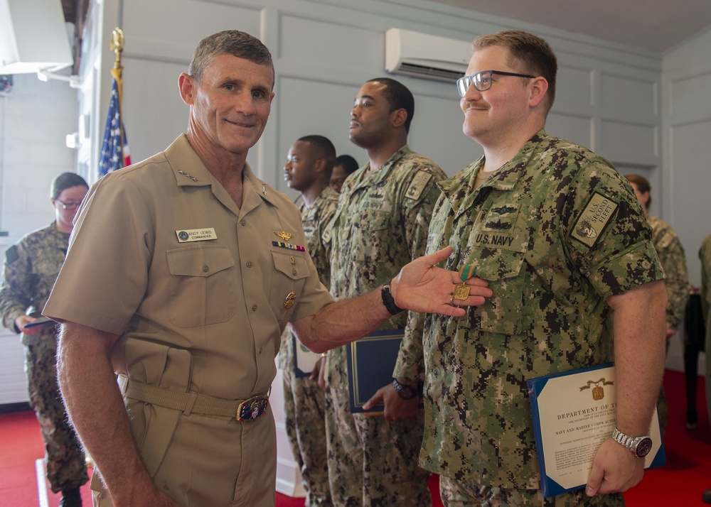 Commander U.S. Second Fleet Awards at Quarters July 28