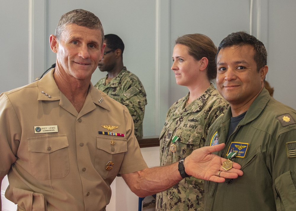 Commander U.S. Second Fleet Awards at Quarters July 28