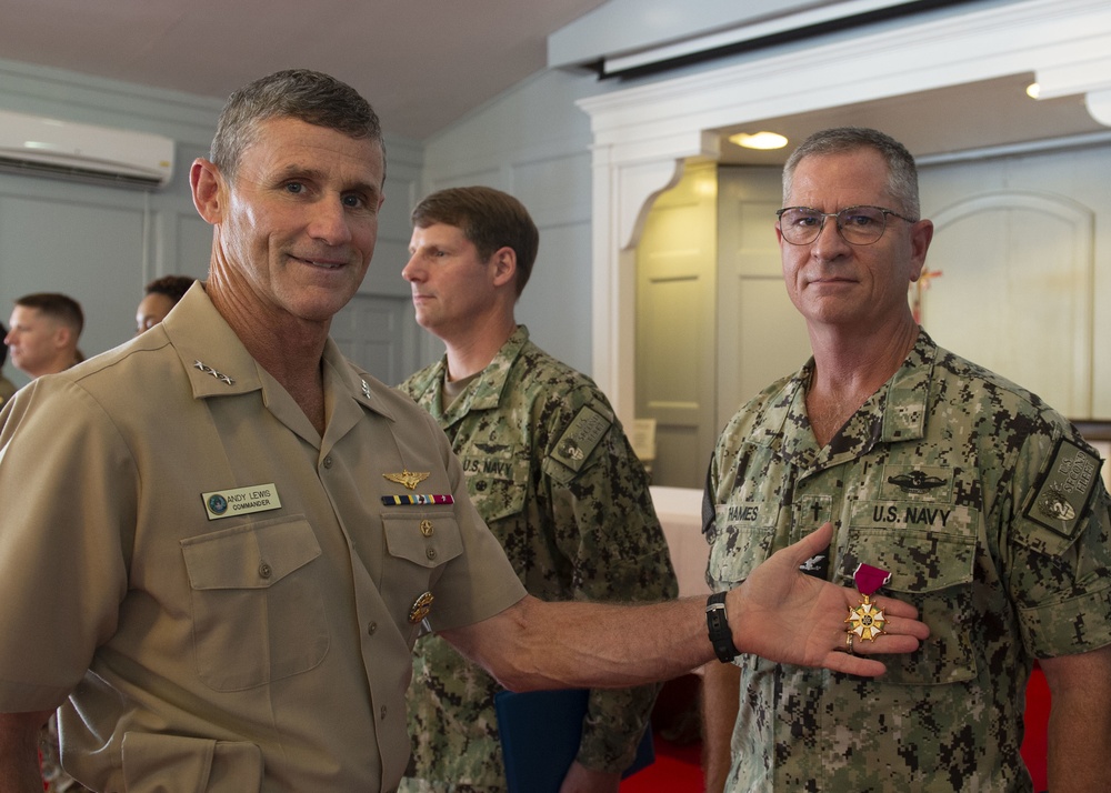 Commander U.S. Second Fleet Awards at Quarters July 28