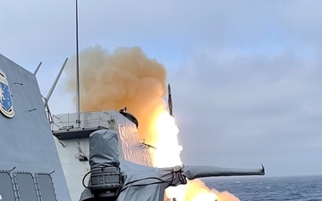 USS Spruance (DDG 111) Conducts Live-Fire with a Purpose