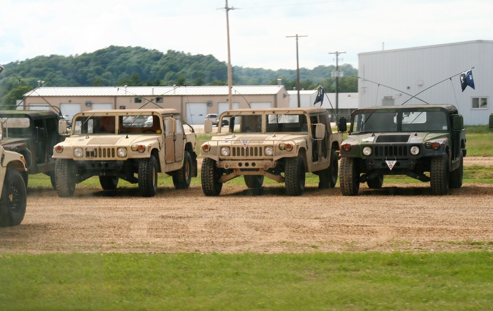 July 2021 training operations at Fort McCoy for Pershing Strike '21