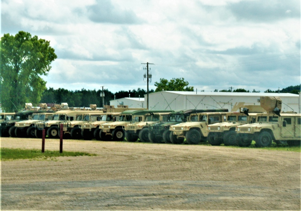 July 2021 training operations at Fort McCoy for Pershing Strike '21