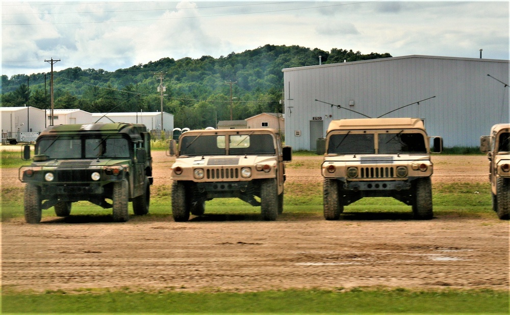July 2021 training operations at Fort McCoy for Pershing Strike '21
