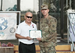 Transportation professional with major civilian award