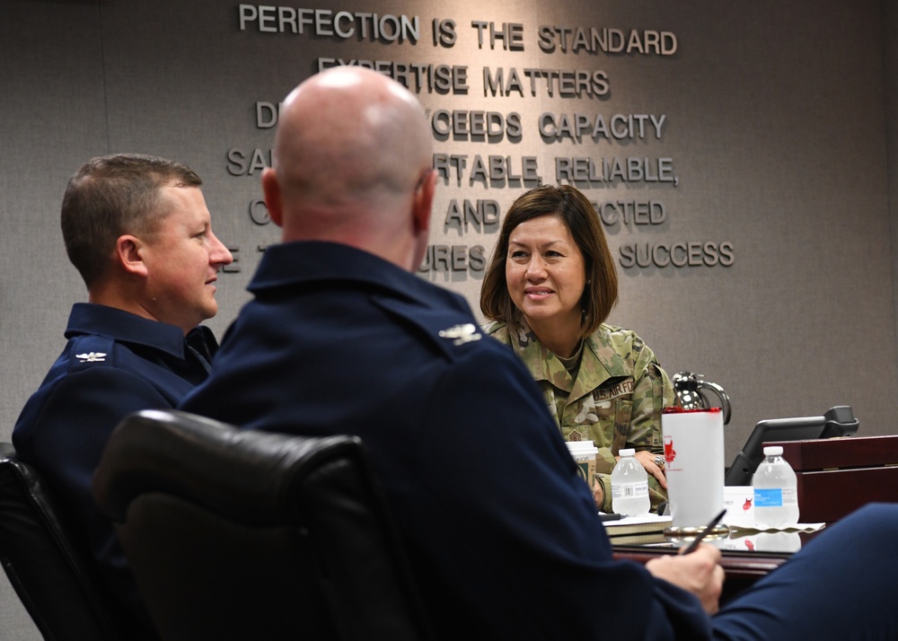 CMSAF Bass visits 89th Airlift Wing