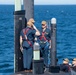 USS Henry M. Jackson Gold Crew Conducts Change of Command At Sea