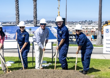 Coast Guard breaks ground on new cutter support facility at Base Los Angeles/Long Beach