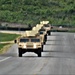 Convoy training operations for Pershing Strike '21 at Fort McCoy