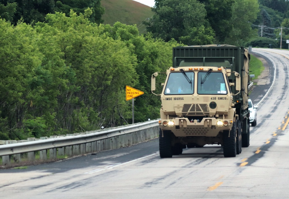 Training operations for Pershing Strike '21 at Fort McCoy