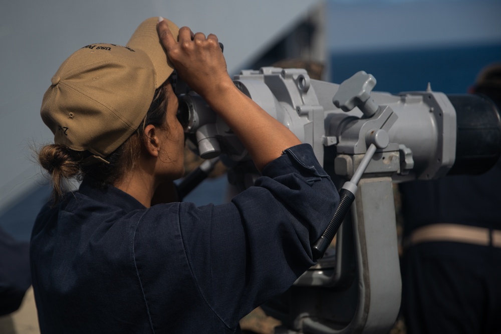 11th MEU conducts RIB operations from the USS Portland (LPD 27)