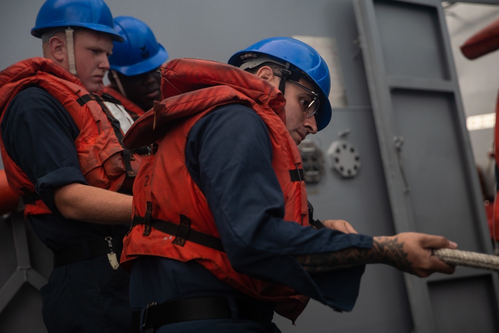 11th MEU conducts RIB operations from the USS Portland (LPD 27)