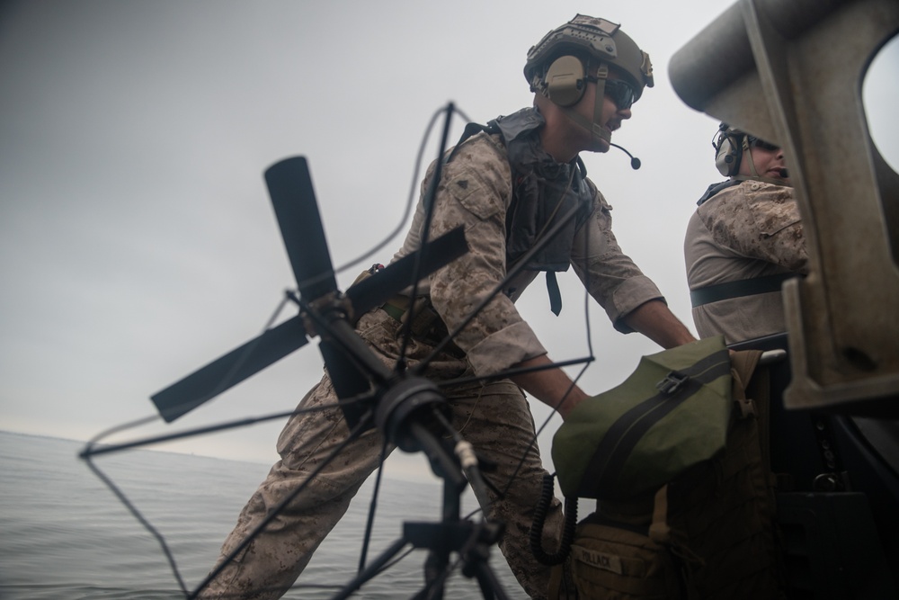 11th MEU conducts RIB operations from the USS Portland (LPD 27)