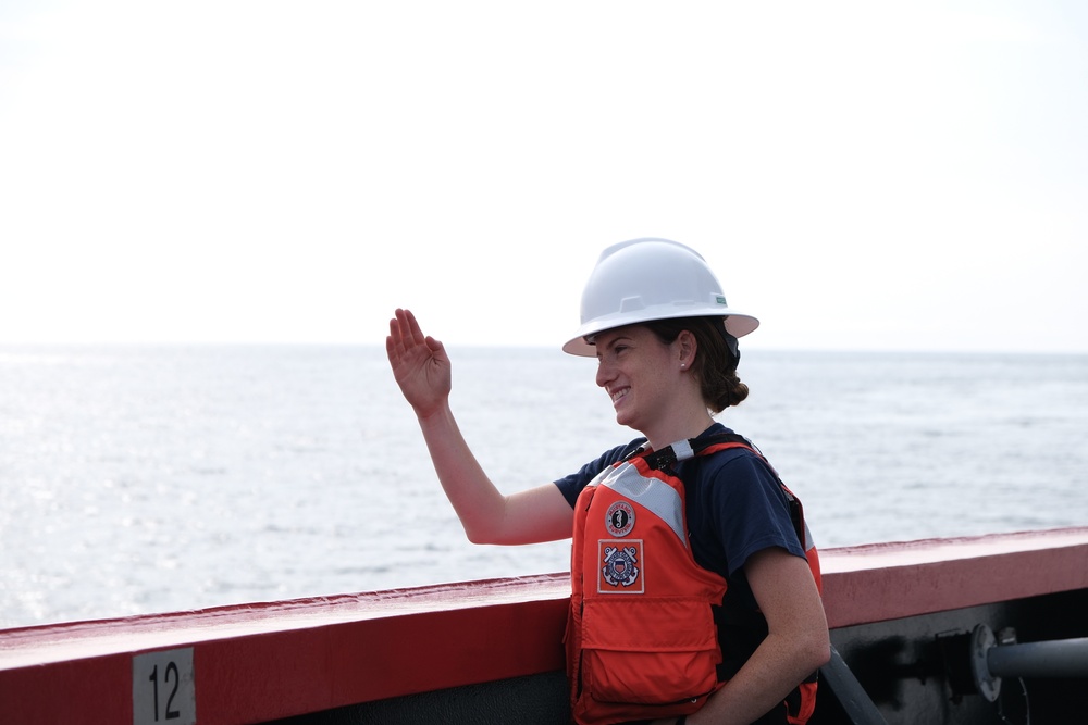 Coast Guard Cutter Healy underway operations for Northwest Passage Deployment