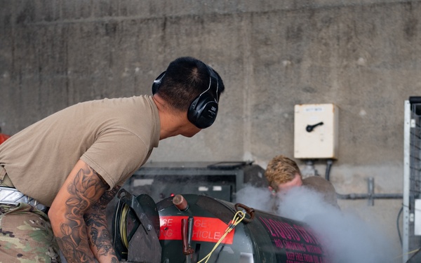 Liquid Oxygen Tank Purge