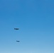 Spartan Brigade paratroopers jump over Queensland, Australia during Exercise Talisman Sabre 21