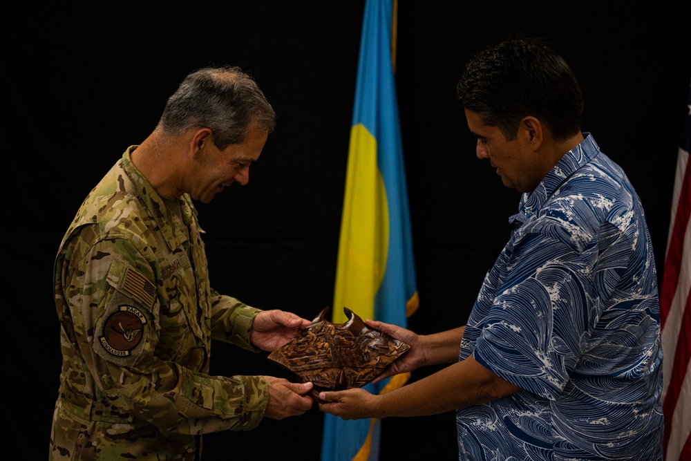 Pacific Air Forces Commander Visits Palau