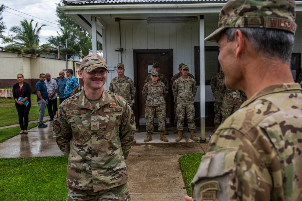 Pacific Air Forces Commander Visits Palau