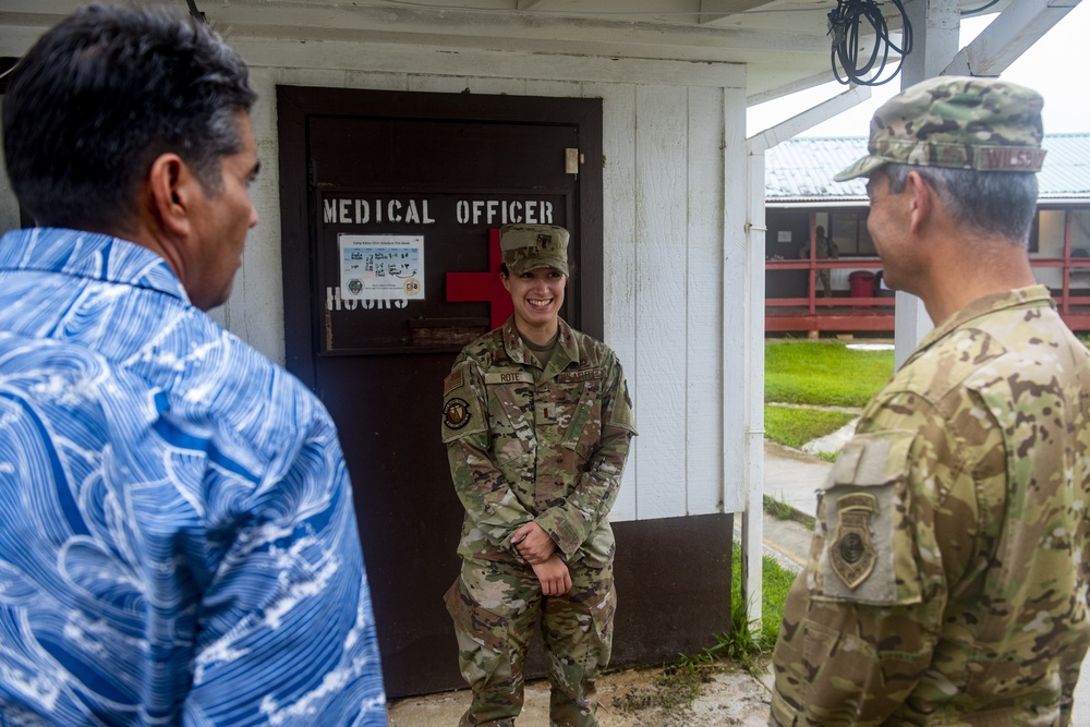 Pacific Air Forces Commander Visits Palau