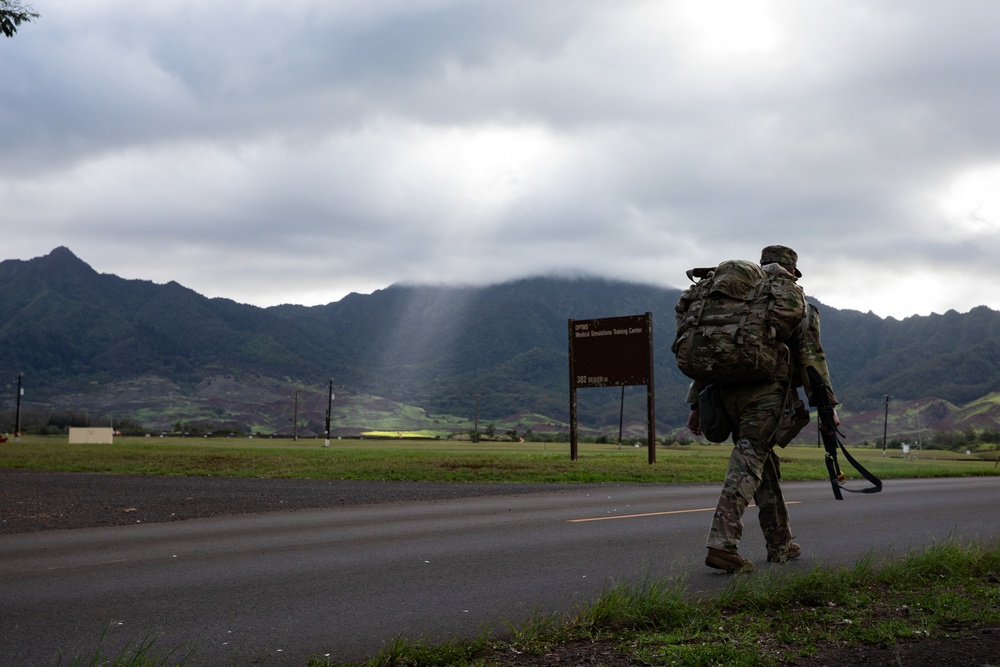 Ruck on U.S Army Medical Command Best Leader Competitors