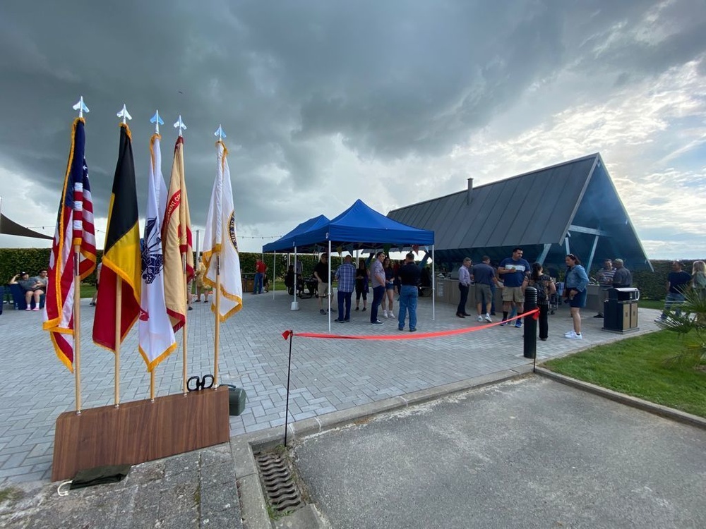 Barbecue area grand opening, Chièvres Air Base, Belgium