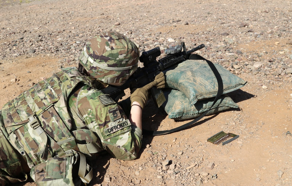 HHC, 1-102nd Infantry Regiment (Mountain) Soldiers zero weapons in Djibouti