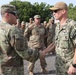 Camp Lemonnier commanding officer coins Task Force Iron Gray Soldiers