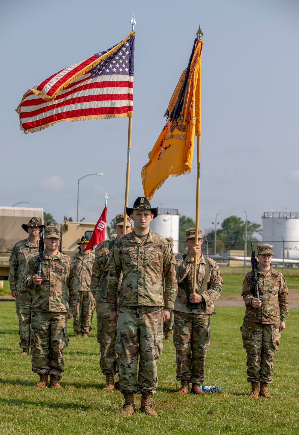 2nd Squadron, 101st Cavalry Regiment holds change of command ceremony
