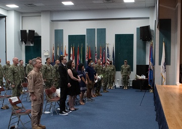 Task Force 55 Holds Change of Command