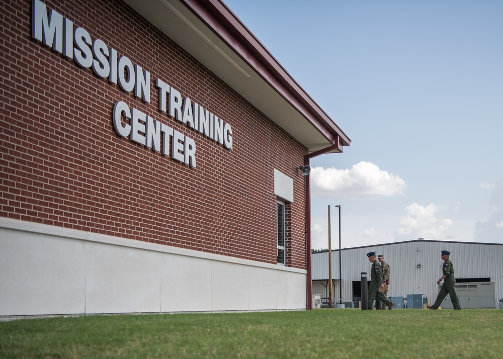 Brig. Gen. Keith MacDonald visits Tulsa Air National Guard Base