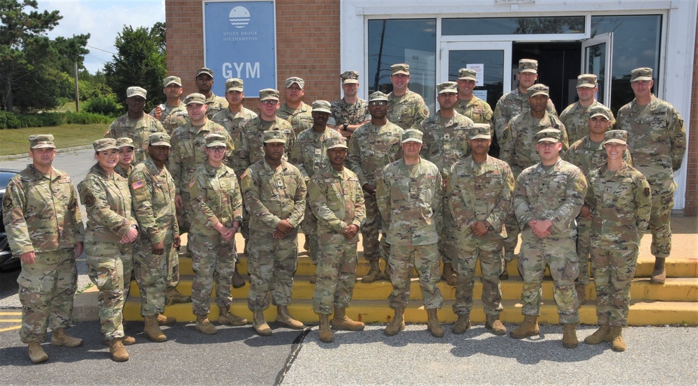 NY National Guard's Southhampton, LI Point of Distribution Site Staff final group photo 7/28/2021