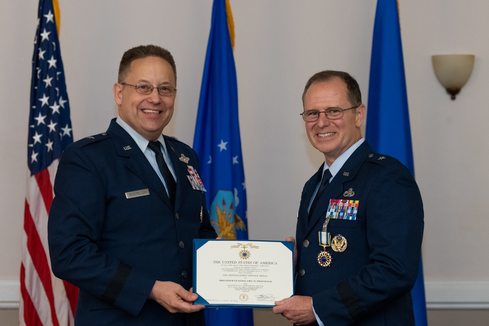 Brig. Gen. Froehlich's retirement