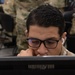 Airman 1st Class Aaron Durney assigned to the 152nd Communications Flight scans his screen for threats during Cyber Dawn 2021