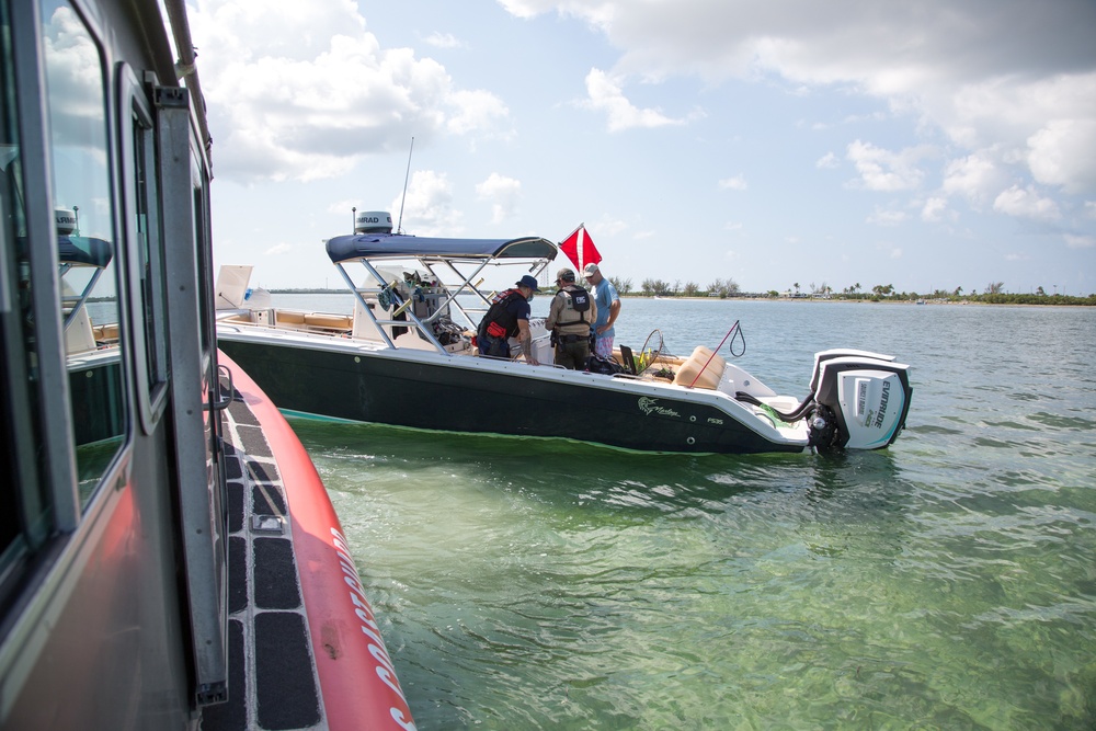 Coast Guard, FWC conduct boardings during sport lobster mini season in Key West