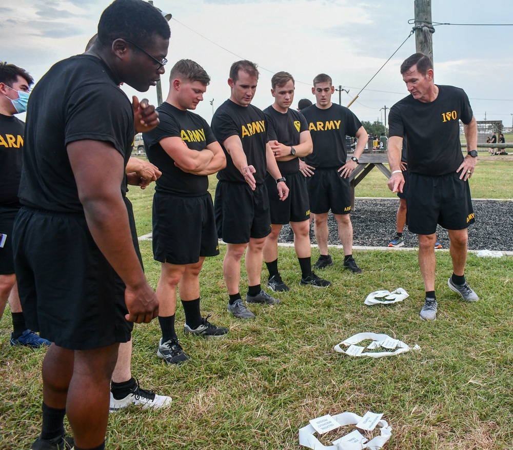 First Team Commander Shows the “Value of Life” During PT Session