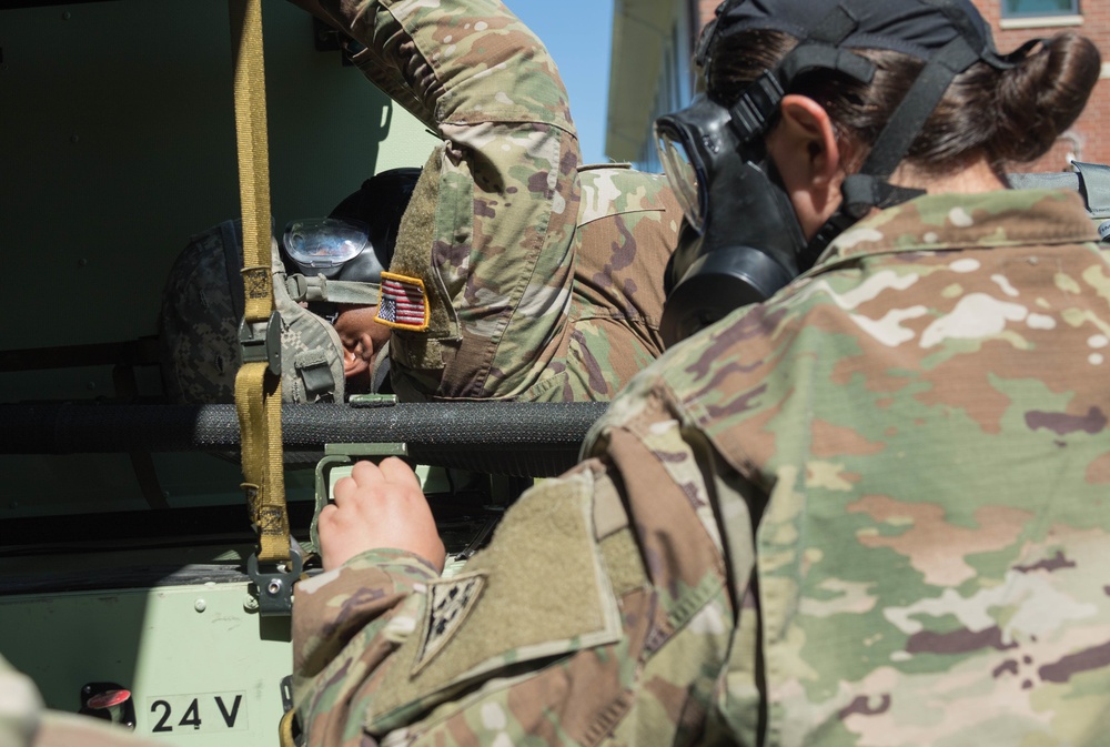 141st Medical Company, 118th Medical Battalion Health Care Specialists conduct training