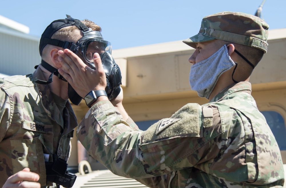 141st Medical Company, 118th Medical Battalion Health Care Specialists conduct training