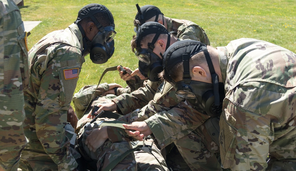 141st Medical Company, 118th Medical Battalion Health Care Specialists conduct training