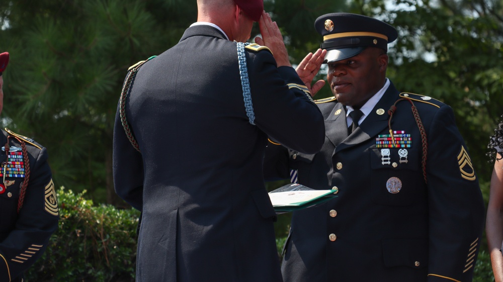 82nd Airborne Division Retirement Ceremony