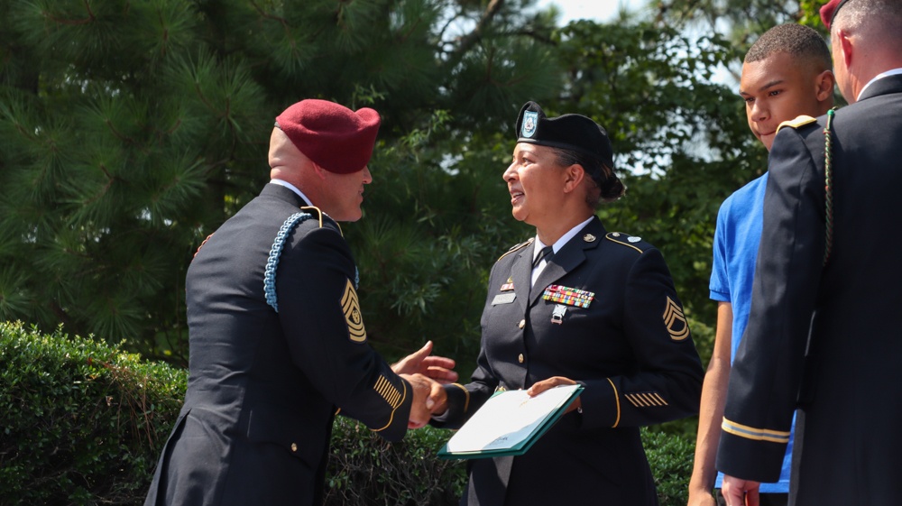 82nd Airborne Division Retirement Ceremony