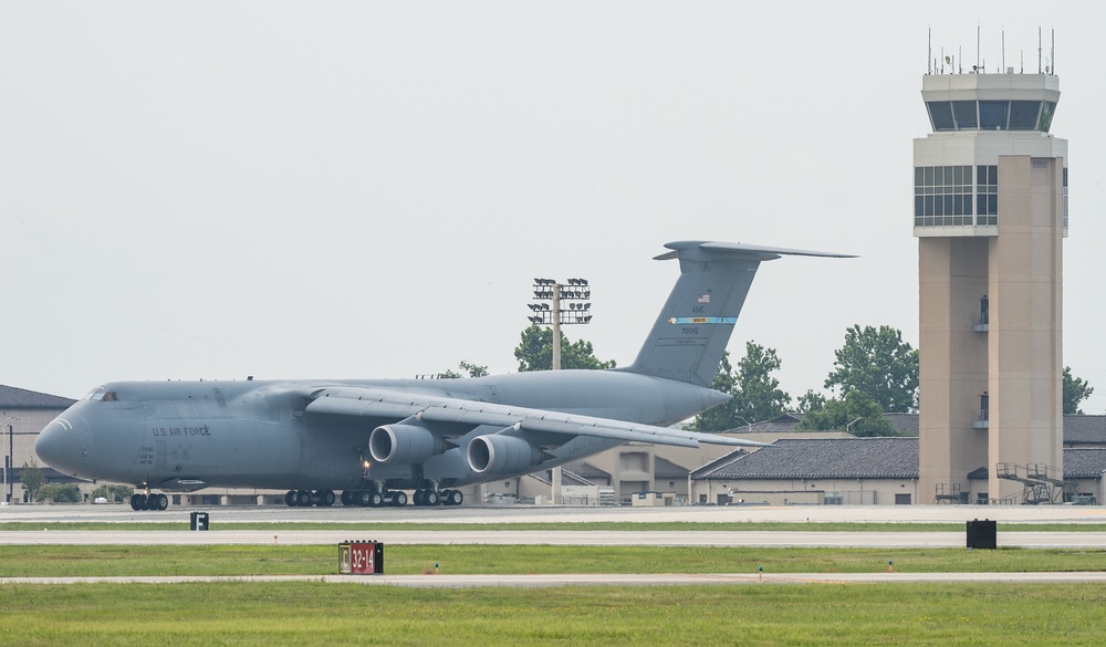 C-5M Super Galaxy departs Dover AFB