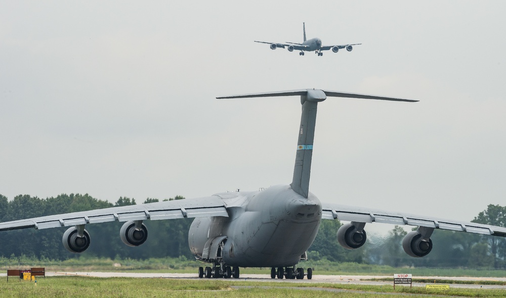 C-5M Super Galaxy departs Dover AFB