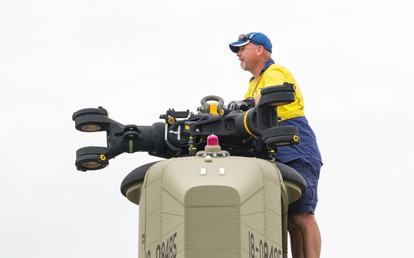 U.S. Air Force delivers helicopters, bolsters Australian alliance