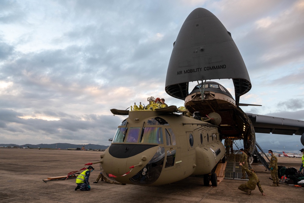 U.S. Air Force delivers helicopters, bolsters Australian alliance