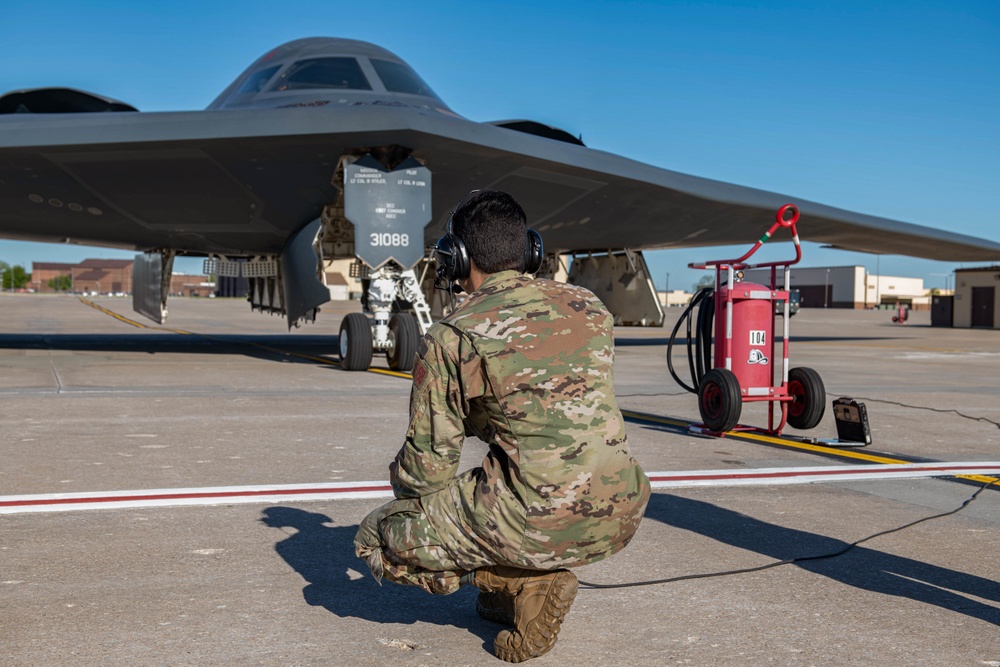 It only takes blood, sweat, tears: First female crew chief to fly in B-2 Spirit